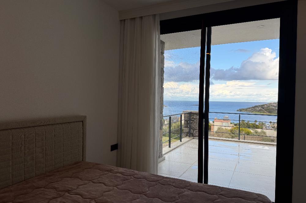 Bodrum Yalıkavak Tilkicik Denize 500m Yürüme Mesafesinde Özel Havuzlu Deniz Manzaralı Yıllık Kiralık Tam Müstakil Villa