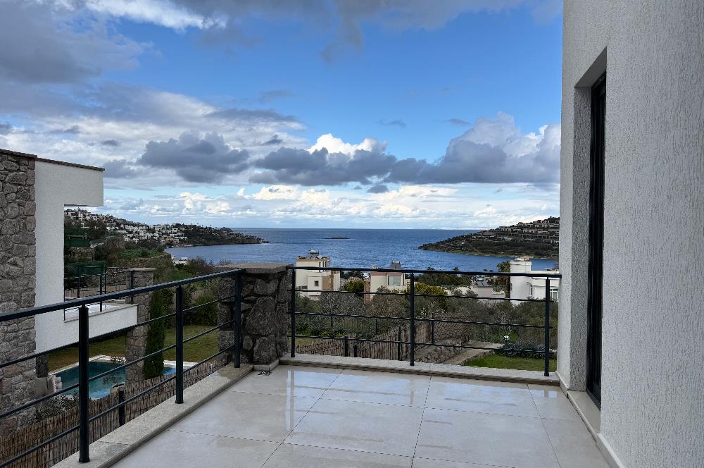 Bodrum Yalıkavak Tilkicik Denize 500m Yürüme Mesafesinde Özel Havuzlu Deniz Manzaralı Yıllık Kiralık Tam Müstakil Villa