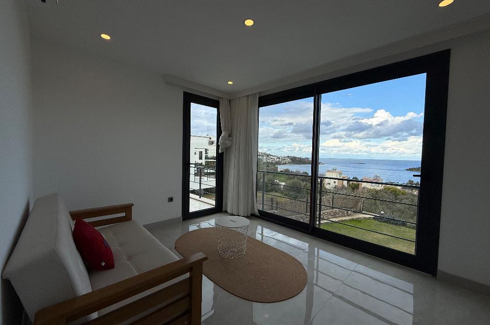 Bodrum Yalıkavak Tilkicik Denize 500m Yürüme Mesafesinde Özel Havuzlu Deniz Manzaralı Yıllık Kiralık Tam Müstakil Villa