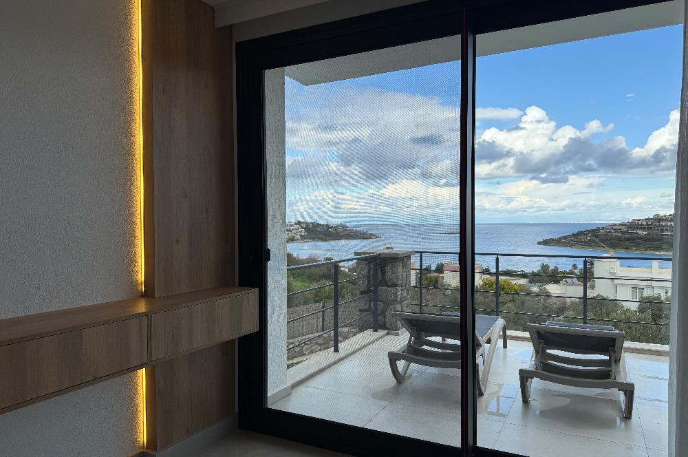Bodrum Yalıkavak Tilkicik Denize 500m Yürüme Mesafesinde Özel Havuzlu Deniz Manzaralı Yıllık Kiralık Tam Müstakil Villa