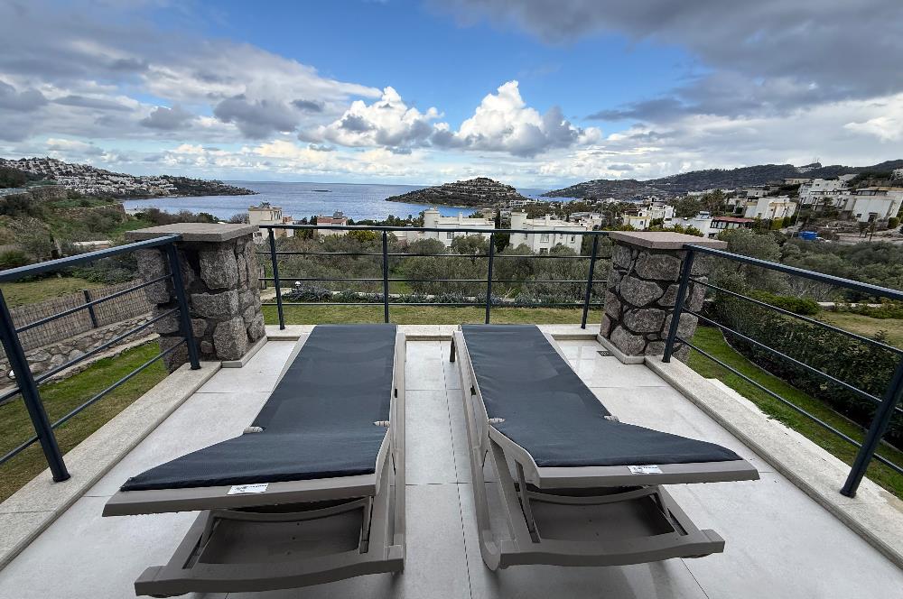 Bodrum Yalıkavak Tilkicik Denize 500m Yürüme Mesafesinde Özel Havuzlu Deniz Manzaralı Yıllık Kiralık Tam Müstakil Villa