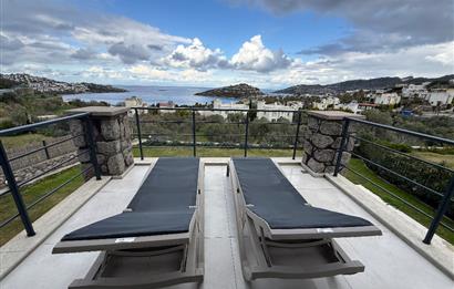 Bodrum Yalıkavak Tilkicik Denize 500m Yürüme Mesafesinde Özel Havuzlu Deniz Manzaralı Yıllık Kiralık Tam Müstakil Villa