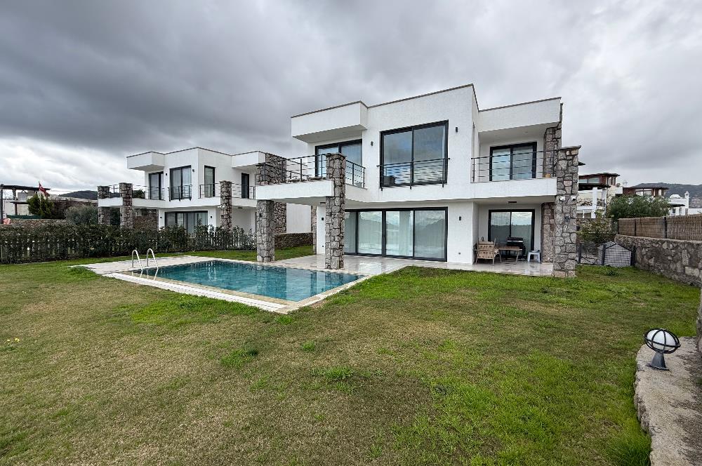 Bodrum Yalıkavak Tilkicik Denize 500m Yürüme Mesafesinde Özel Havuzlu Deniz Manzaralı Yıllık Kiralık Tam Müstakil Villa