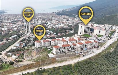 C21 Cius; Hastane TOKİ de Asansörlü 2+1 Satılık Daire