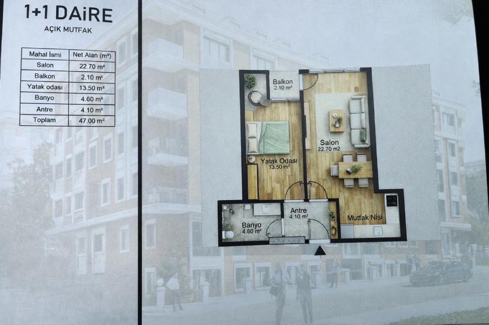 KÜÇÜKYALI'DA MARMARAYA METROYA YÜRÜME MESAFELİ KATTA FIRSAT 1+1