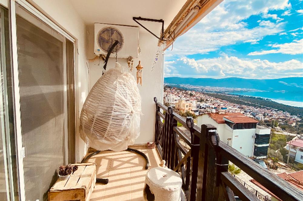 DİDİM AKBÜK’TE DENİZ MANZARALI, HAVUZLU SİTEDE SATILIK EŞYALI 2+1 DUBLEKS DAİRE