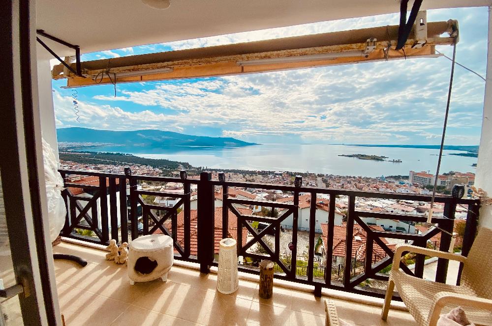 DİDİM AKBÜK’TE DENİZ MANZARALI, HAVUZLU SİTEDE SATILIK EŞYALI 2+1 DUBLEKS DAİRE