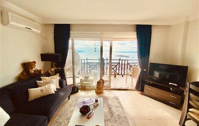 DİDİM AKBÜK’TE DENİZ MANZARALI, HAVUZLU SİTEDE SATILIK EŞYALI 2+1 DUBLEKS DAİRE