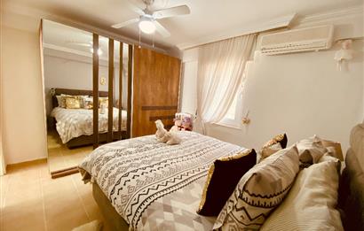 DİDİM AKBÜK’TE DENİZ MANZARALI, HAVUZLU SİTEDE SATILIK EŞYALI 2+1 DUBLEKS DAİRE