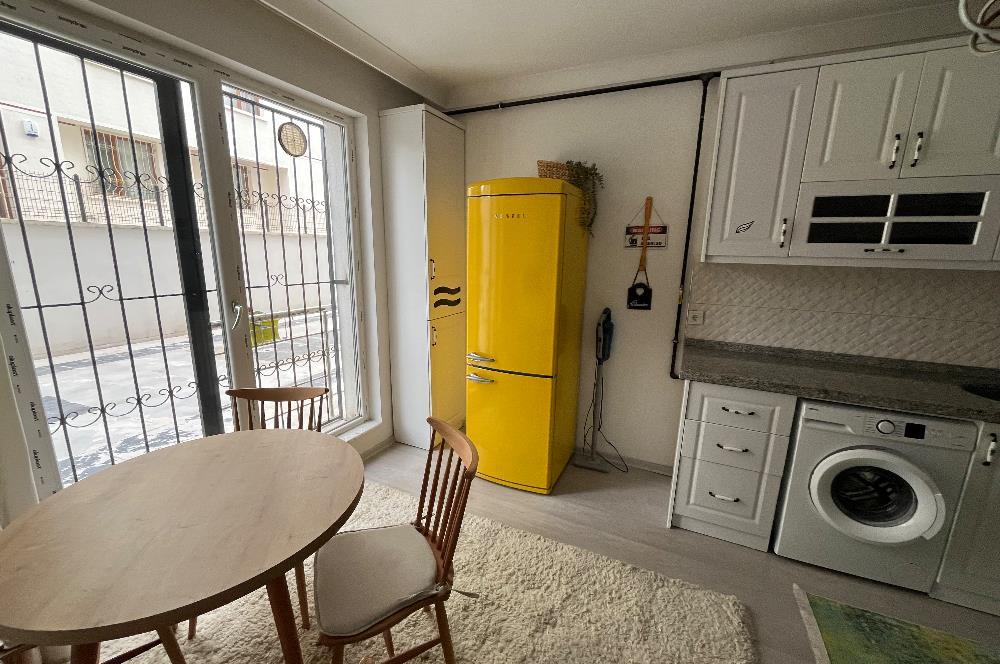 KIRKKONAKLAR'DA TERAS KEYFİYLE 1+1 FULL MOBİLYALI