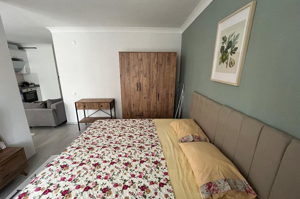 KIRKKONAKLAR'DA TERAS KEYFİYLE 1+1 FULL MOBİLYALI