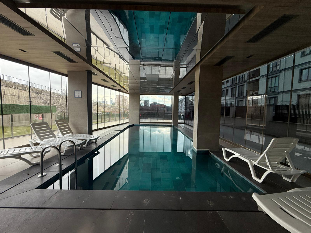 Viva Perla 2+1 Kapalı Mutrfak Havuzlu 7/24 Güvenlikli Boş Daire