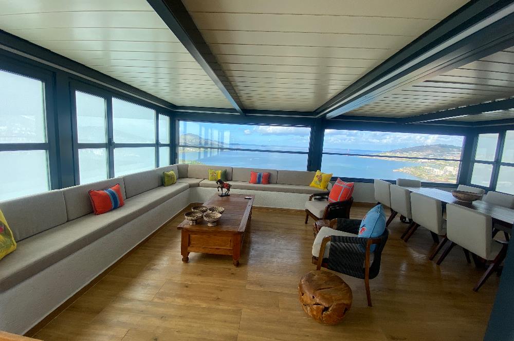 Bodrum Gökçebel Muhteşem Manzaralı Müstakil Villa