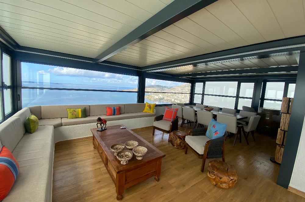 Bodrum Gökçebel Muhteşem Manzaralı Müstakil Villa