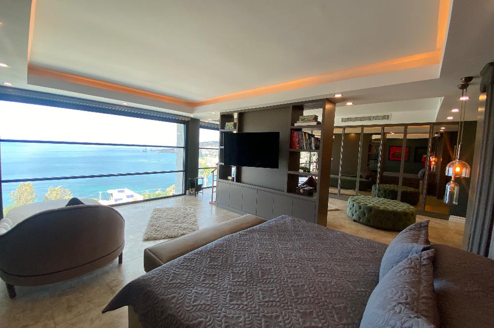 Bodrum Gökçebel Muhteşem Manzaralı Müstakil Villa