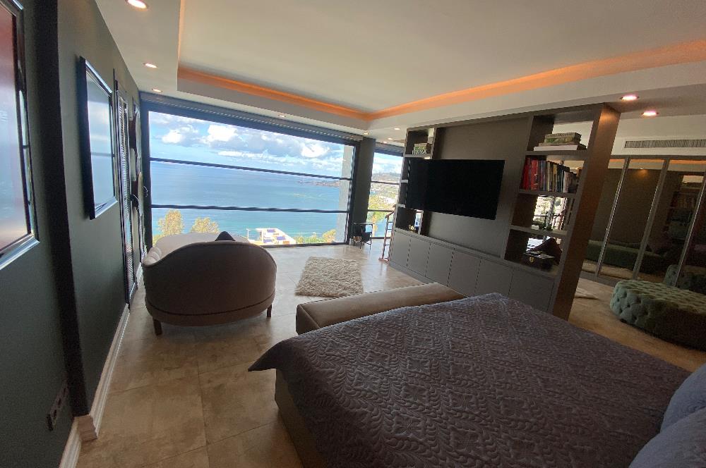 Bodrum Gökçebel Muhteşem Manzaralı Müstakil Villa