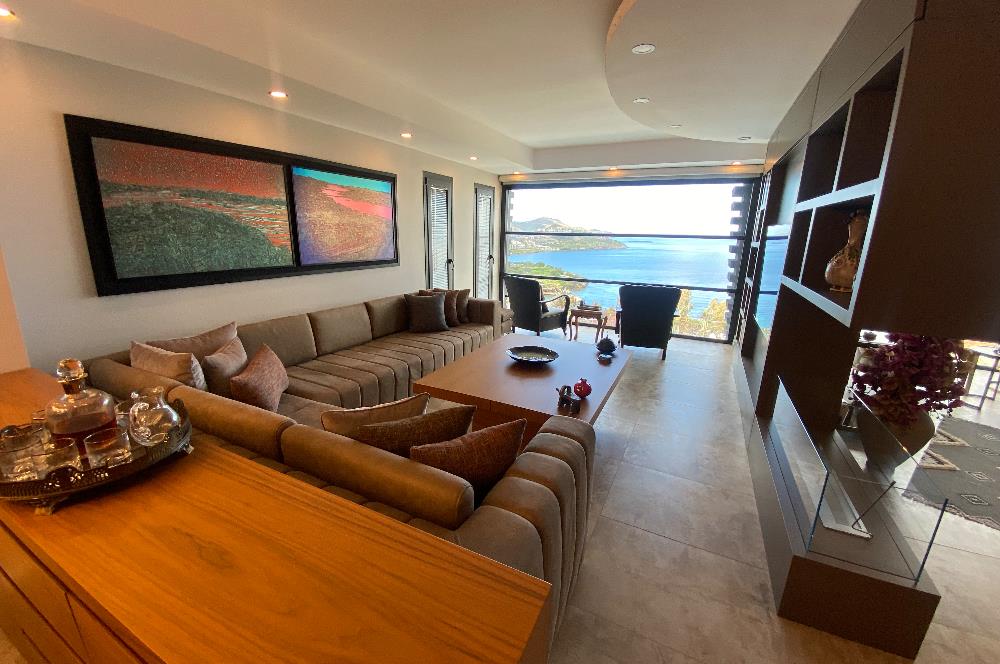 Bodrum Gökçebel Muhteşem Manzaralı Müstakil Villa