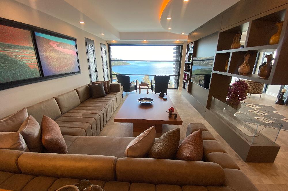 Bodrum Gökçebel Muhteşem Manzaralı Müstakil Villa