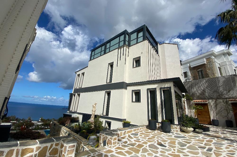 Bodrum Gökçebel Muhteşem Manzaralı Müstakil Villa