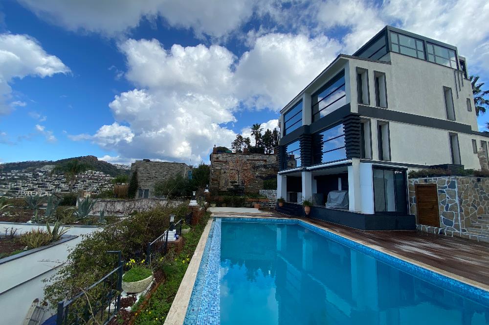 Bodrum Gökçebel Manzaralı Müstakil Villa