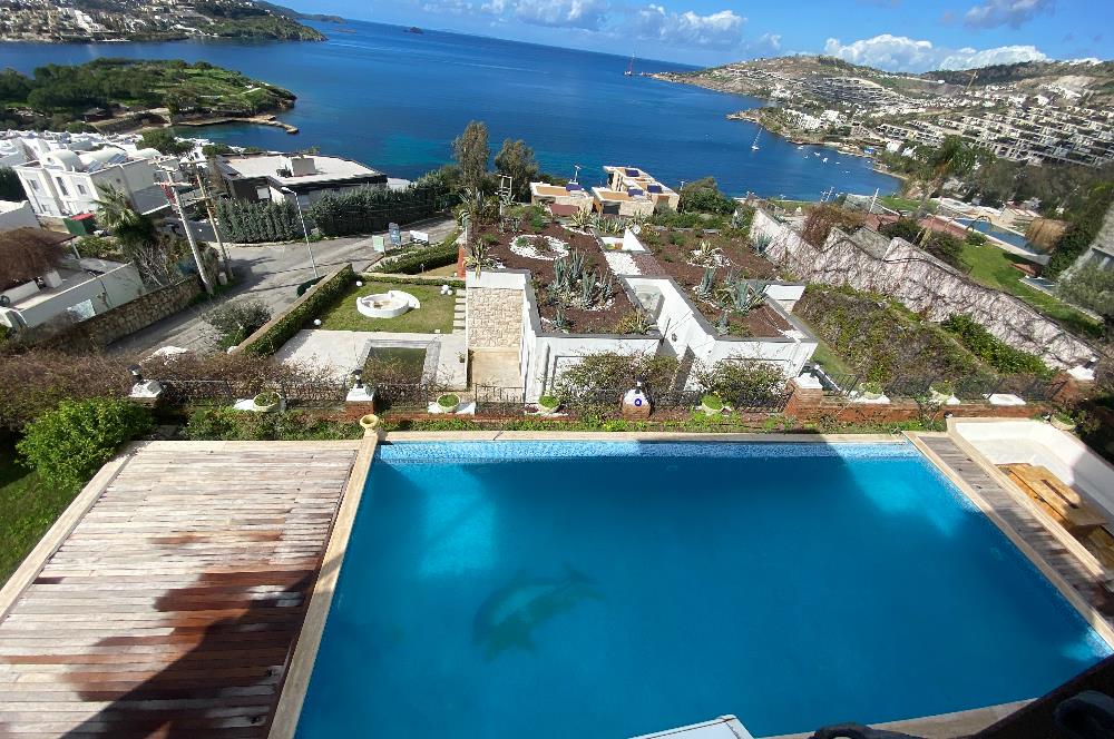 Bodrum Gökçebel Manzaralı Müstakil Villa
