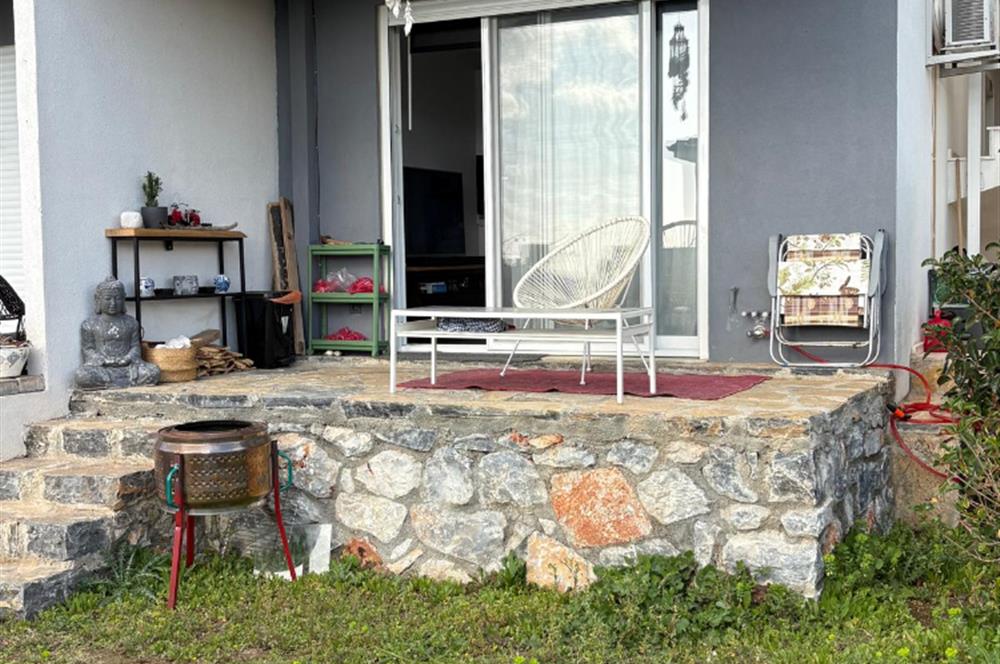 DİDİM AKBÜK DEMERKENT SİTESİNDE  1+1 BAHÇE KATI (EŞYALI veya EŞYASIZ)