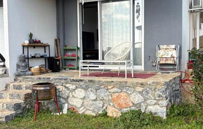 DİDİM AKBÜK DEMERKENT SİTESİNDE  1+1 BAHÇE KATI (EŞYALI veya EŞYASIZ)