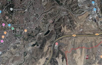 ÇANKAYA YAKUPABDALDA ÇEVRE YOLUNA YAKIN 2613 m² HİSSELİ TARLA