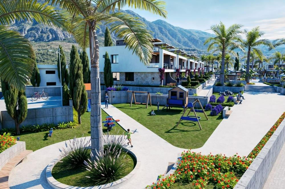 KIBRIS,GİRNE'DE GREENVILLE PROJESİNDE 2+1 SATILIK REZİDANS DAİRE