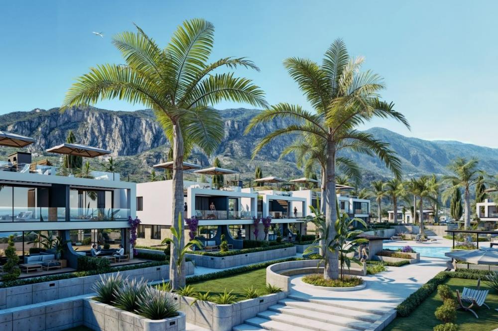 KIBRIS,GİRNE'DE GREENVILLE PROJESİNDE 2+1 SATILIK REZİDANS DAİRE