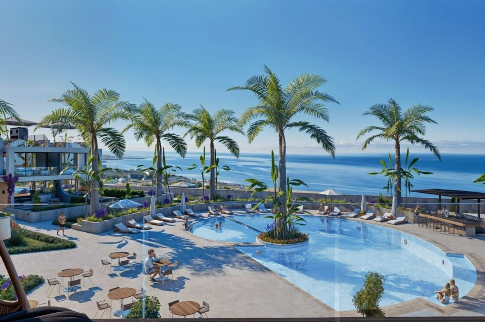 KIBRIS,GİRNE'DE GREENVILLE PROJESİNDE 2+1 SATILIK REZİDANS DAİRE