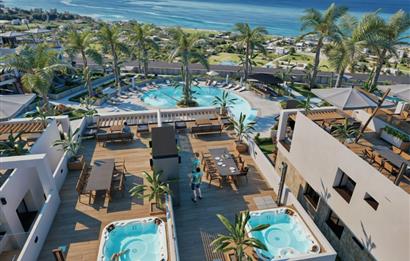 KIBRIS,GİRNE'DE GREENVILLE PROJESİNDE 2+1 SATILIK REZİDANS DAİRE