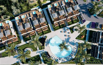 KIBRIS,GİRNE'DE GREENVILLE PROJESİNDE 2+1 SATILIK REZİDANS DAİRE