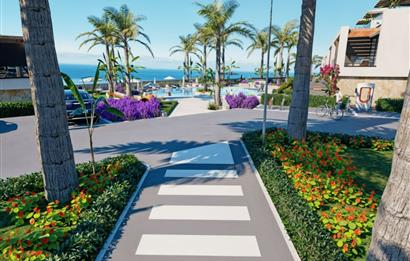 KIBRIS,GİRNE'DE GREENVILLE PROJESİNDE 2+1 SATILIK REZİDANS DAİRE