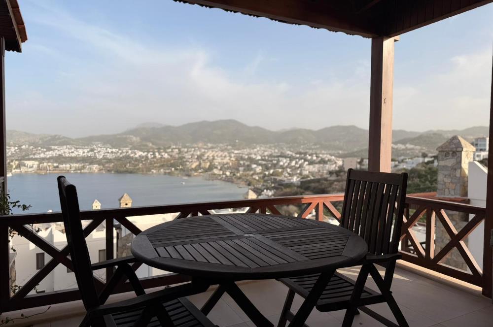 Yalıkavak Tilkicik Deniz Manzaralı Eşyalı Kiralık Dubleks Daire