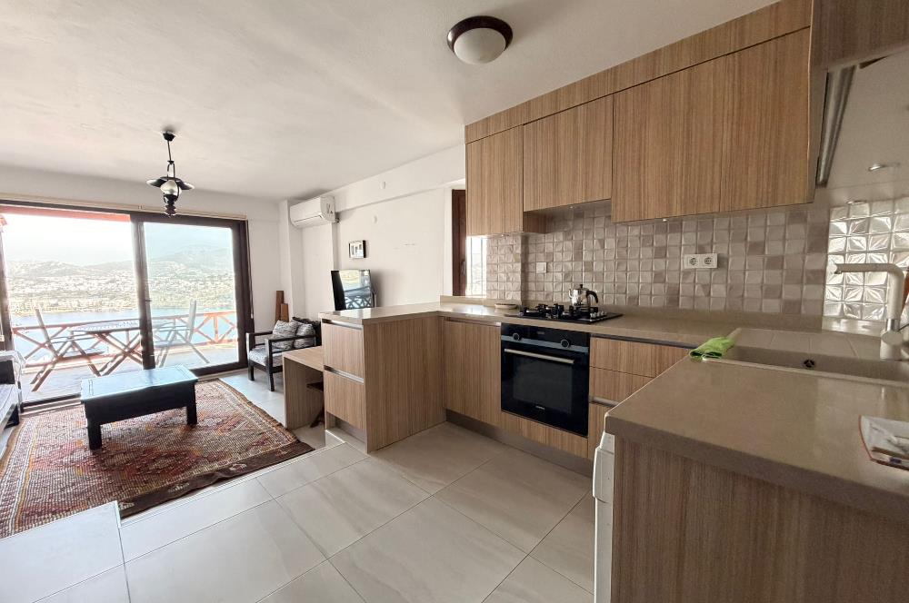 Yalıkavak Tilkicik Deniz Manzaralı Eşyalı Kiralık Dubleks Daire