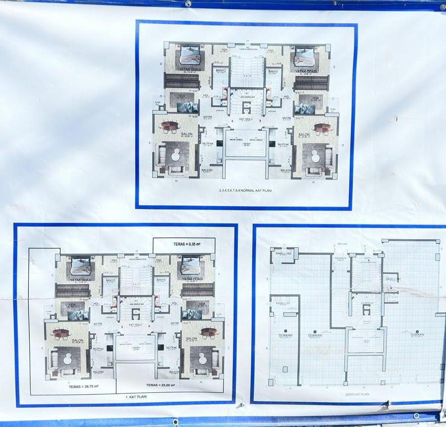 MÜJDAT GEZEN SANAT KARŞISINDA ÖN KULLANIMLI TİCARİ 70m2+50m2