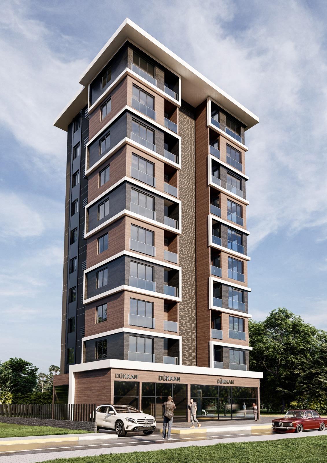 LOFT CADDE ÜSTÜ 9. Kat 70m2Net YENİ Binada 2+1