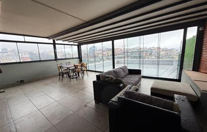 Beşiktaş'ta deniz manzaralı 5+1 dubleks daire