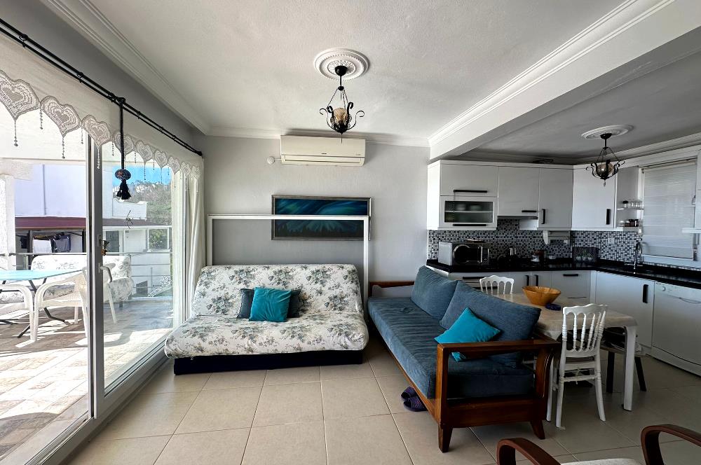 Bodrum Akyarlarda Ful Deniz Manzaralı 2+1 