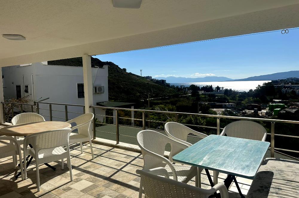 Bodrum Akyarlarda Ful Deniz Manzaralı 2+1 