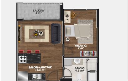 CENTURY21' den  ALTER 202 Sitesi’nde Satılık 1+1 Daire – Modern Yaşam + Yatırım Fırsatı