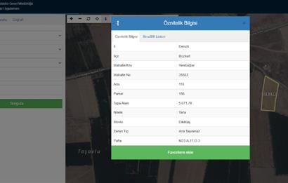 C21 LOFTTAN BOZKURT YENİBAĞLARDA SATILIK 5071 M² TARLA