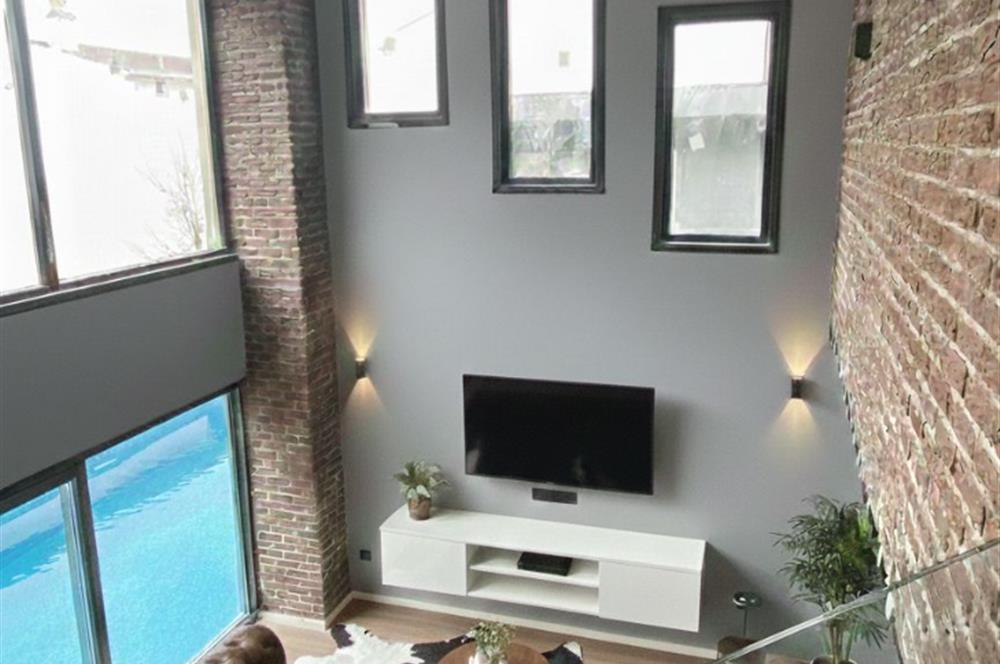 BUNU HERGÜN GÖREMEZSİNİZ! YAŞAMKENTTE SIFIR HAVUZLU LOFT VİLLA