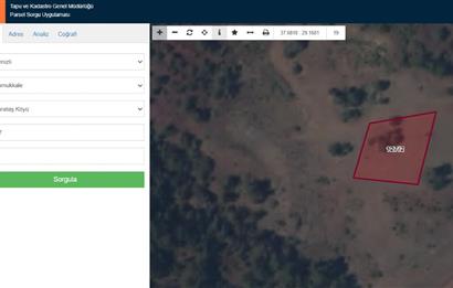 C21 LOFTTAN PAMUKKALE KARATAŞDA SATILIK 990 M² TARLA