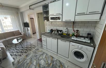 C21 BAL'DAN GOP'DA EŞYALI-ASANSÖRLÜ 1+1 SATILIK DAİRE