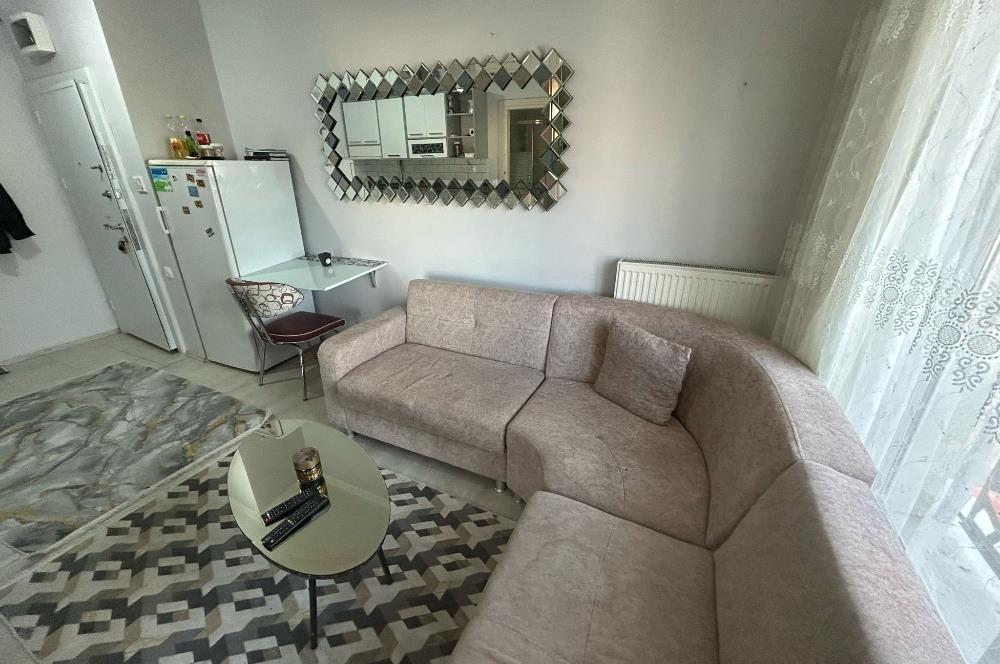 C21 BAL'DAN GOP'DA EŞYALI-ASANSÖRLÜ 1+1 SATILIK DAİRE