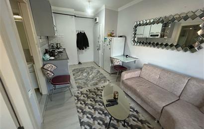 C21 BAL'DAN GOP'DA EŞYALI-ASANSÖRLÜ 1+1 SATILIK DAİRE