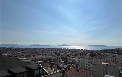 ALTINTEPENİN MERKEZİNDE DENİZ VE ADALAR MANZARALI 5+2 DUBLEKS