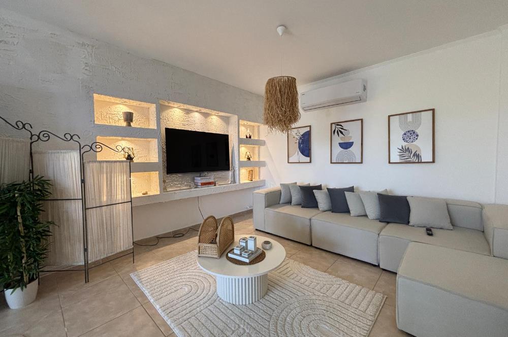 BODRUM GÜNDOĞAN 2+1 BAHÇE KATI KİRALIK DAİRE